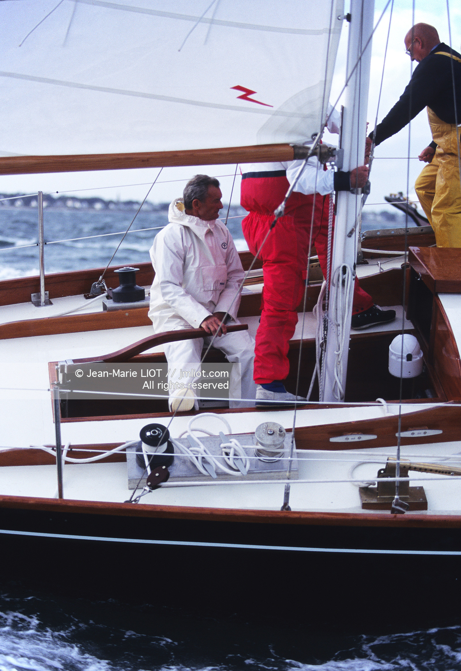 MISE A L'EAU PEN DUICK II - ERIC TABARLY