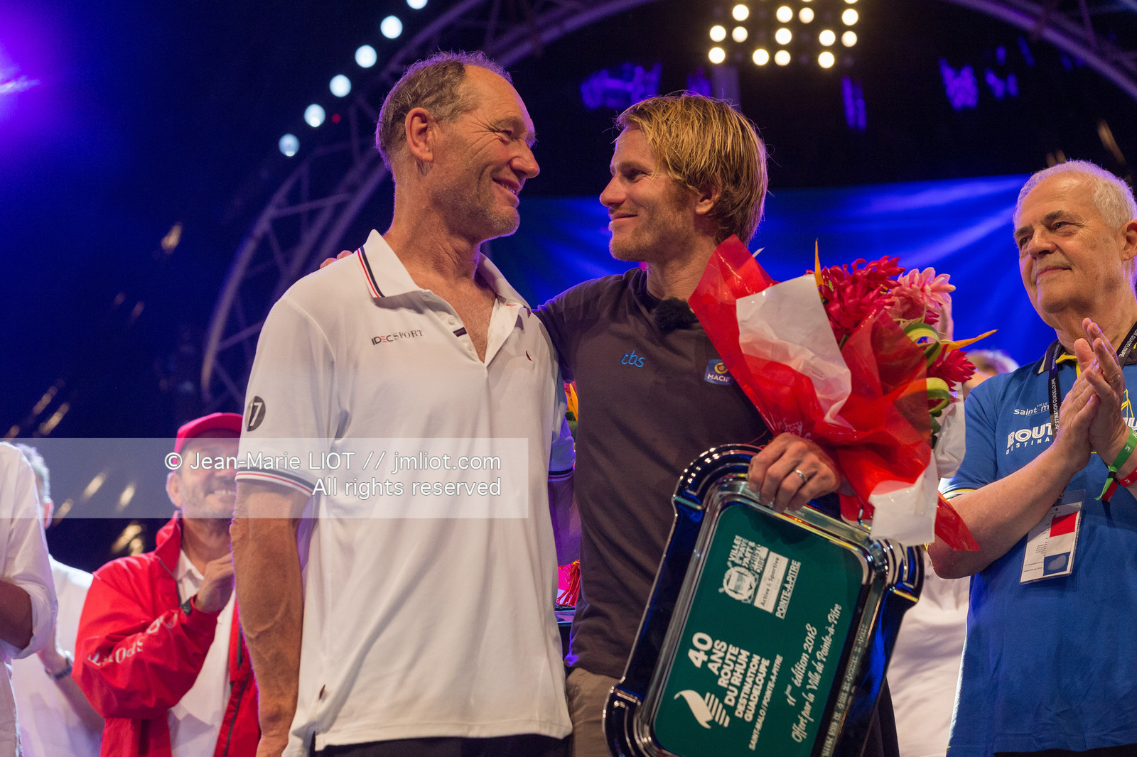FRANCIS JOYON - ROUTE DU RHUM 2018 - ARRIVEE