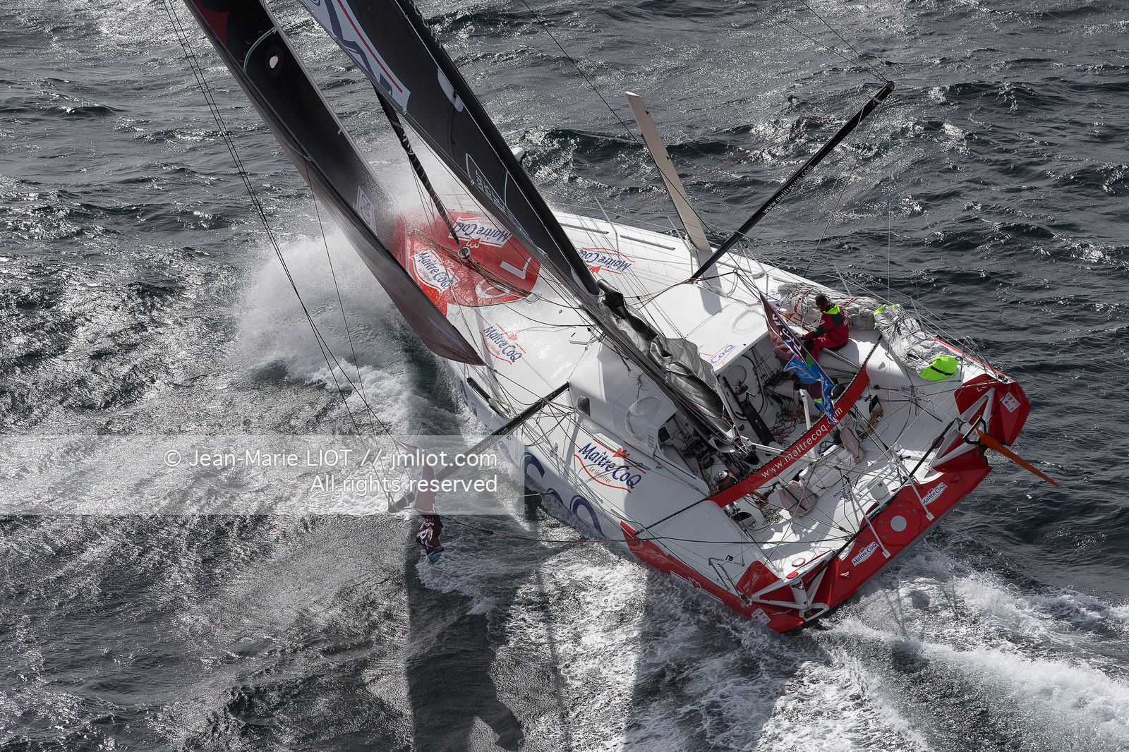IMOCA MAITRE COQ - JEREMIE BEYOU.