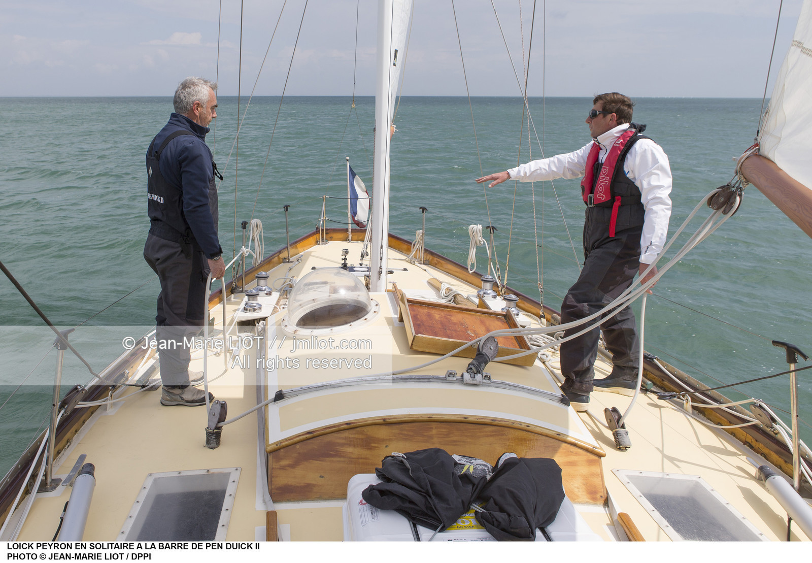 LOICK PEYRON A BORD DE PEN DUICK II