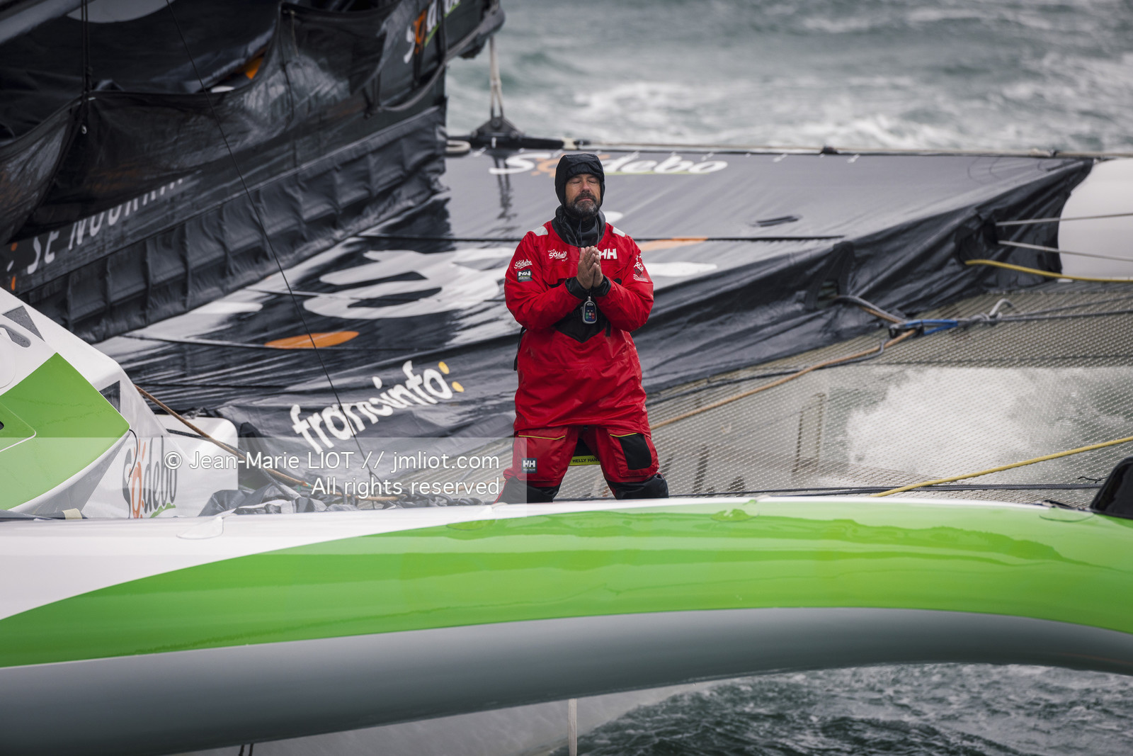 THOMAS COVILLE - ARKEA ULTIM CHALLENGE - ARRIVEE