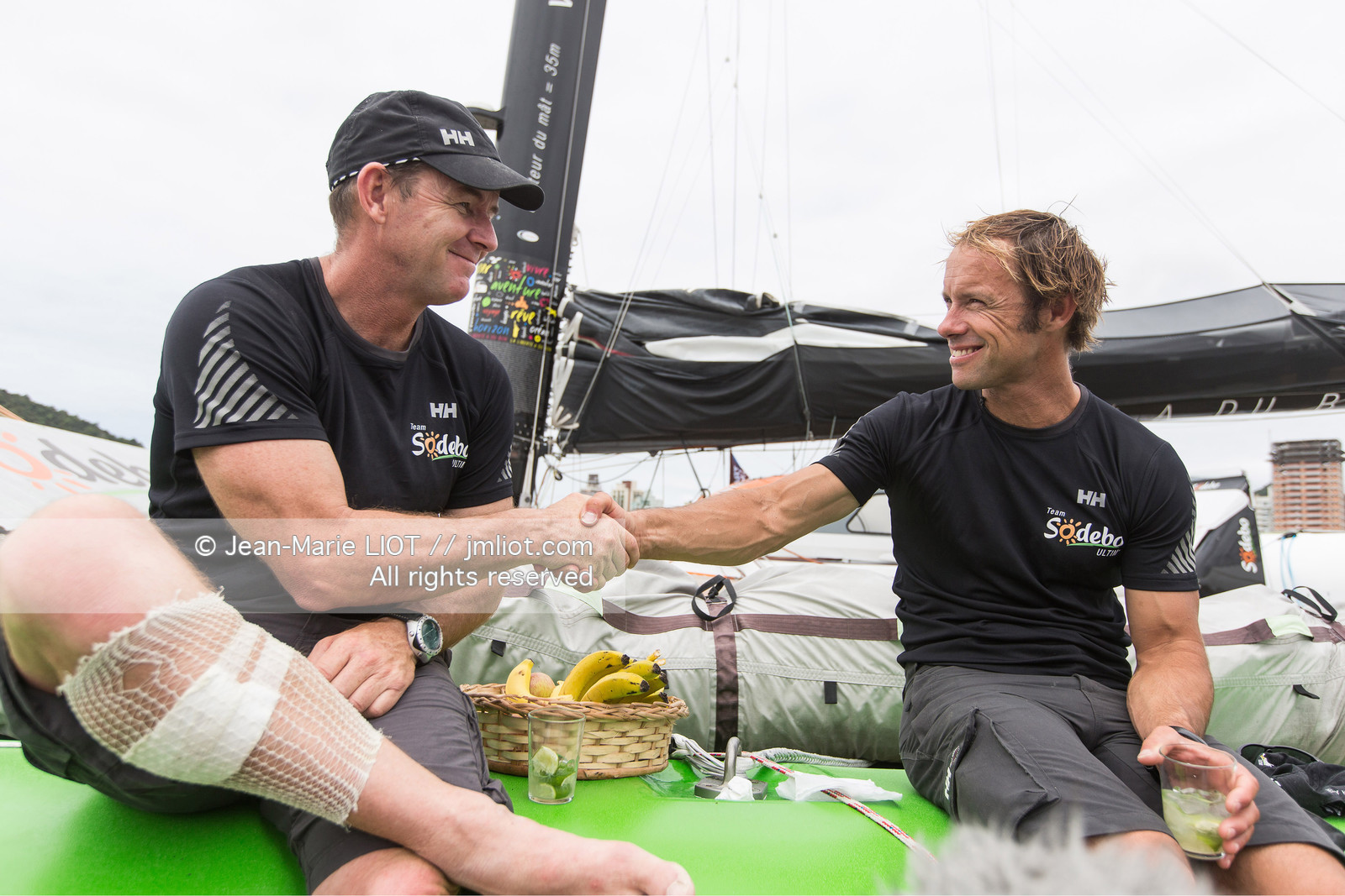 .Itajaï (Brazil), saturday, november 7, 2015, Thomas Coville and Jean-Luc Nélias second in the Transat Jacques Vabre.Photo © JEAN-MARIE LIOT   DPPI