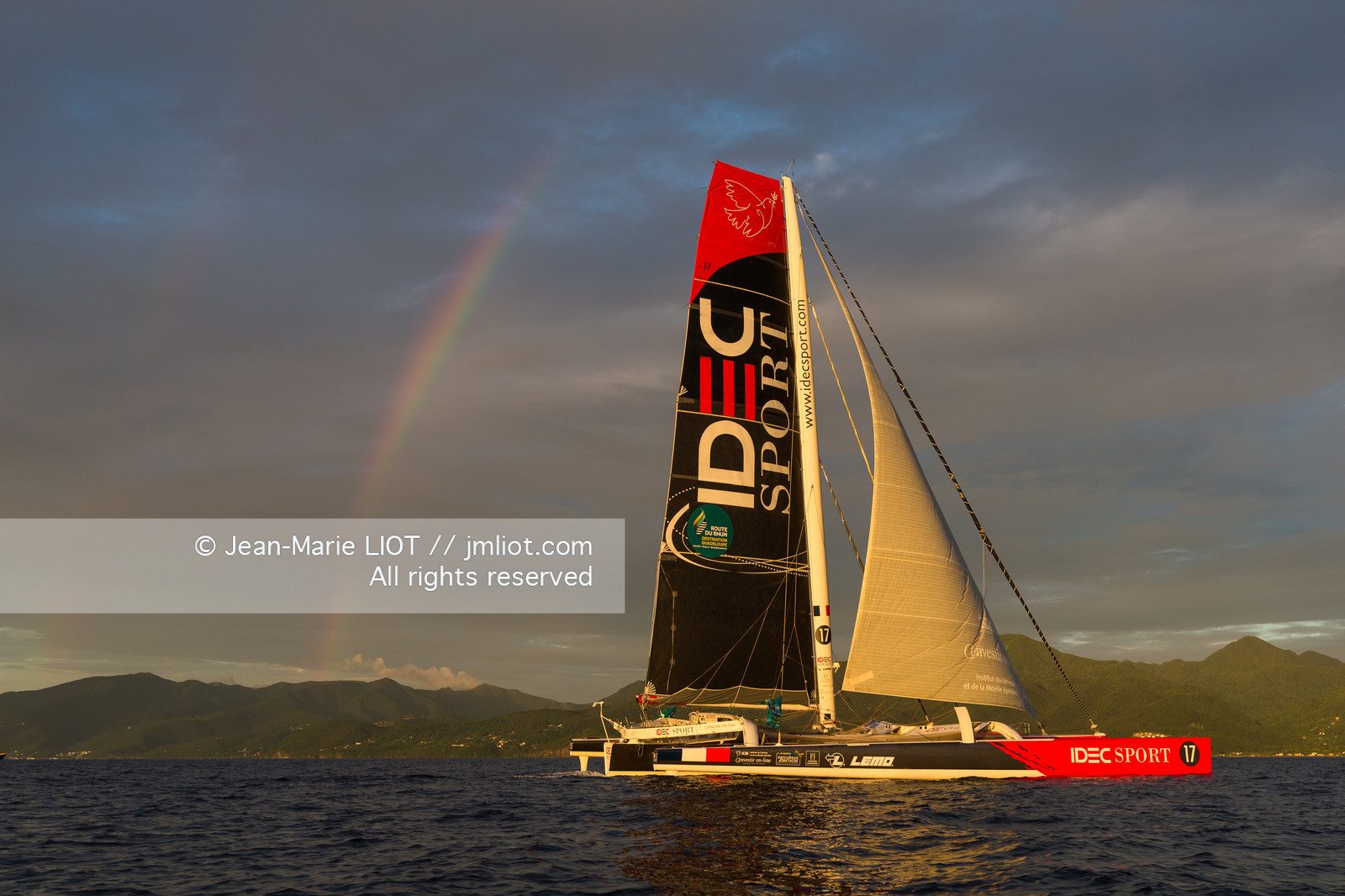 FRANCIS JOYON - ROUTE DU RHUM 2018 - ARRIVEE