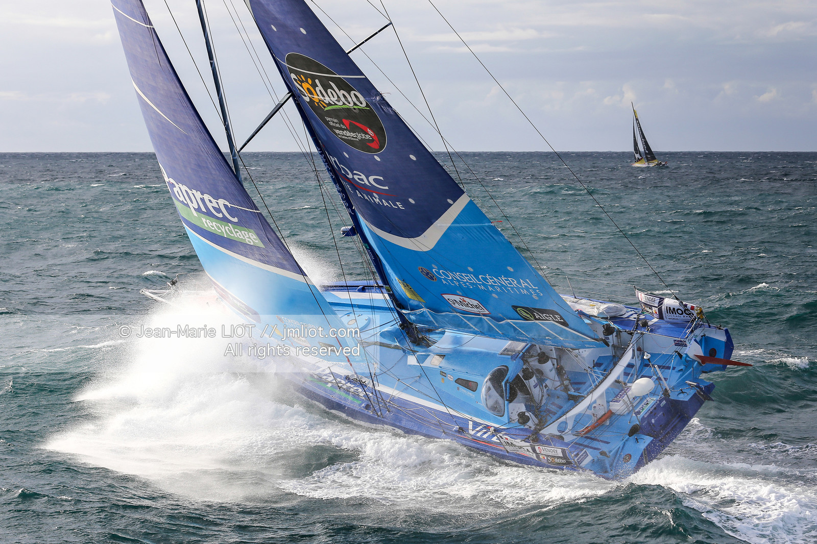 VENDEE GLOBE 2012-2013 - DEPART- JEAN-MARIE LIOT DPPI