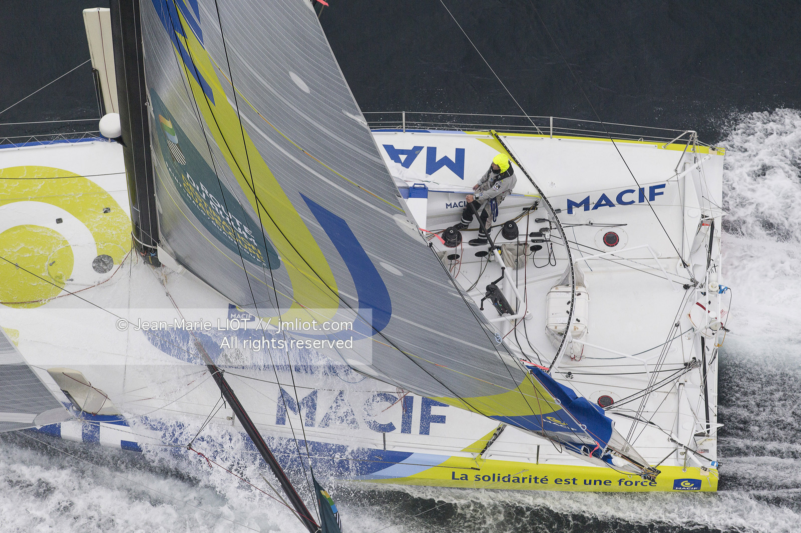 IMOCA - MACIF 2014 - BI RHUM AERIAL