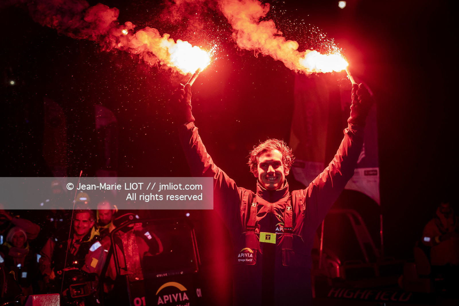 VENDEE GLOBE 2020-2021 - ARRIVEE CHARLIE DALIN