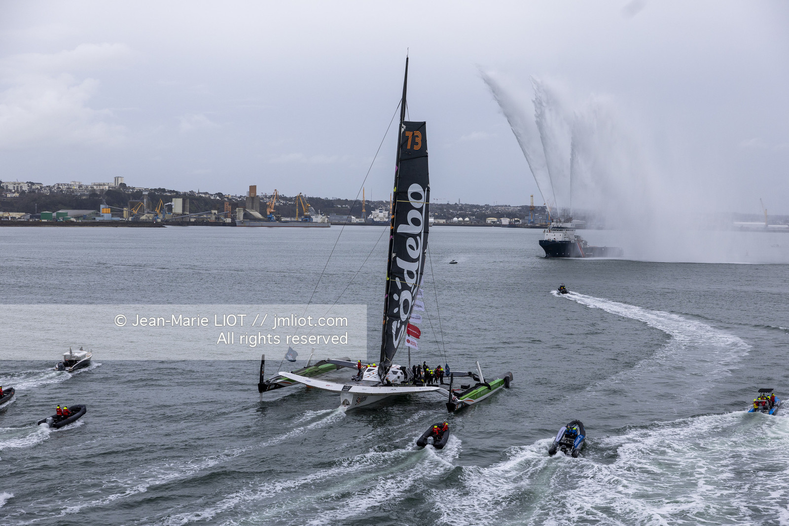 THOMAS COVILLE - ARKEA ULTIM CHALLENGE - ARRIVEE