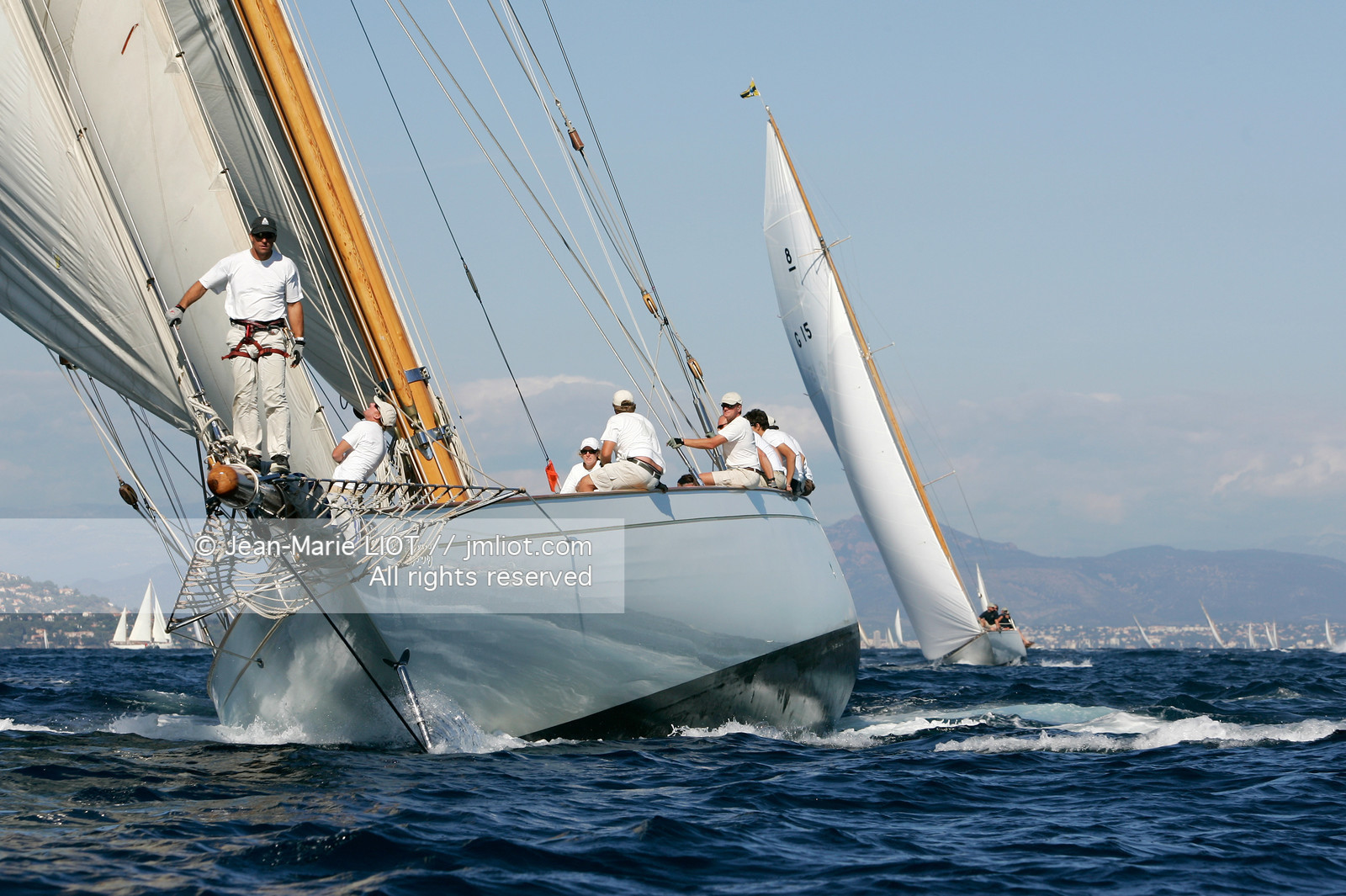 .Voiles de Saint-Tropez 2006 onboard Cambria-© JEAN-MARIE LIOT.
