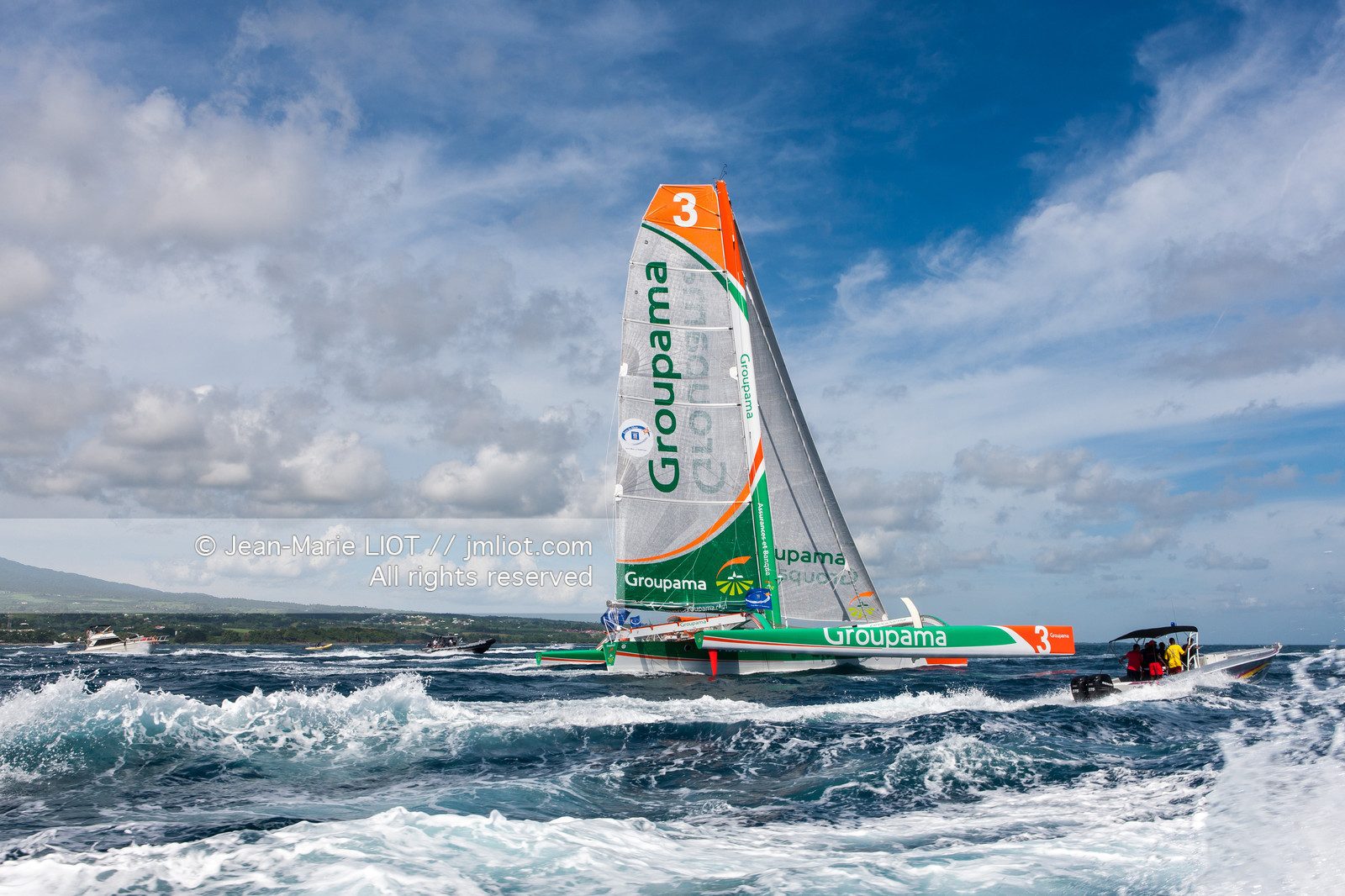 ROUTE DU RHUM 2010 - FRANCK CAMMAS - ARRIVAL