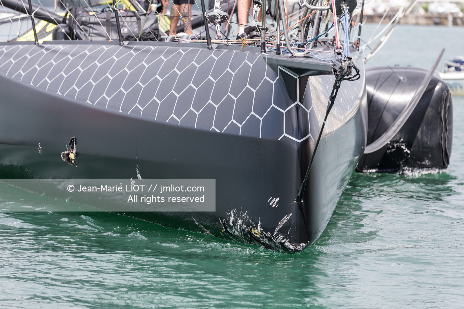 ALEX THOMSON - ROUTE DU RHUM 2018 - ARRIVEE