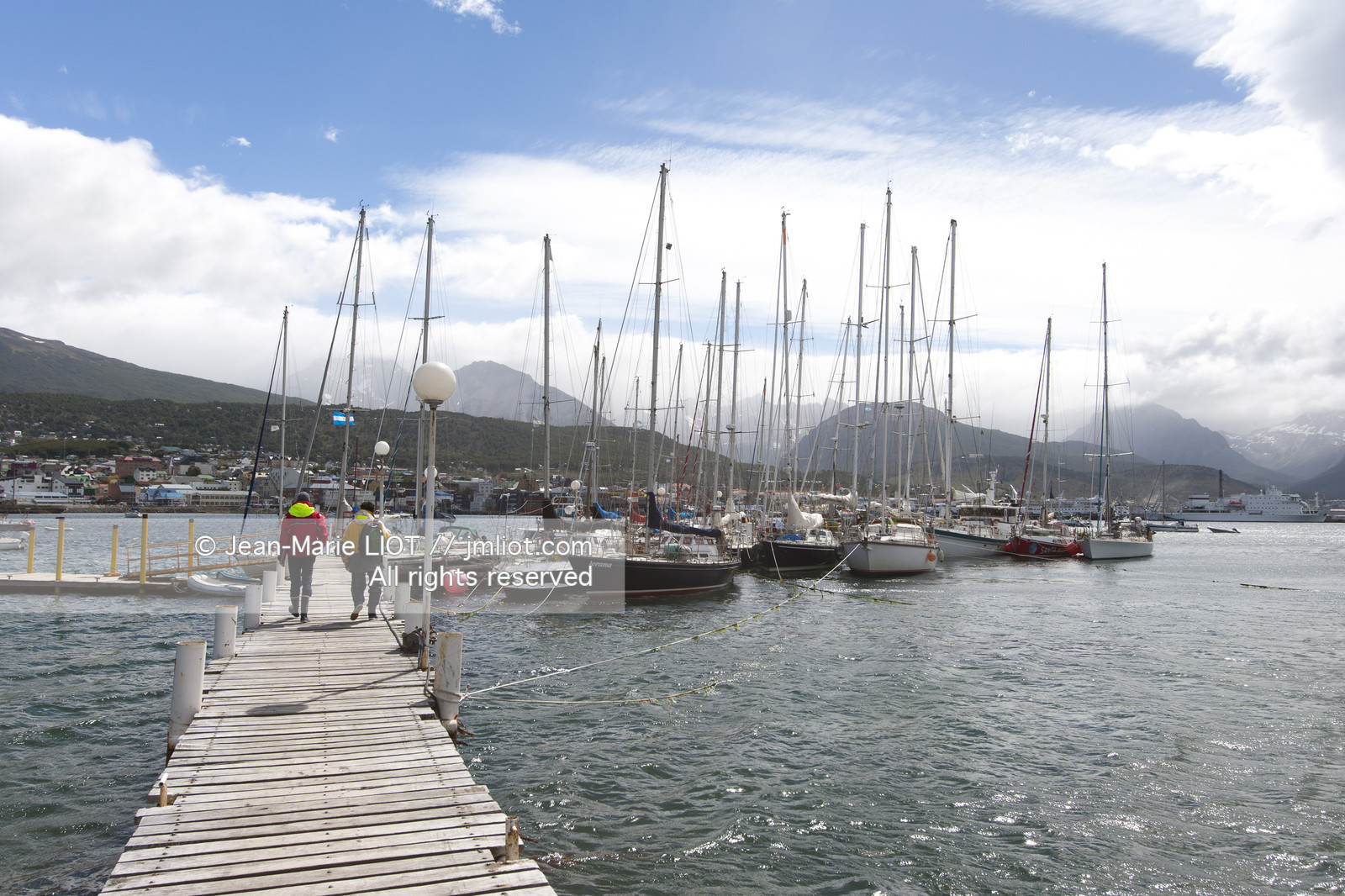 Ushuaia, Terre de Feu est la ville la plus australe du globe.Située à la pointe de l'Argentine cette province est la porte de l'antartique.photo © Jean-Marie Liot.