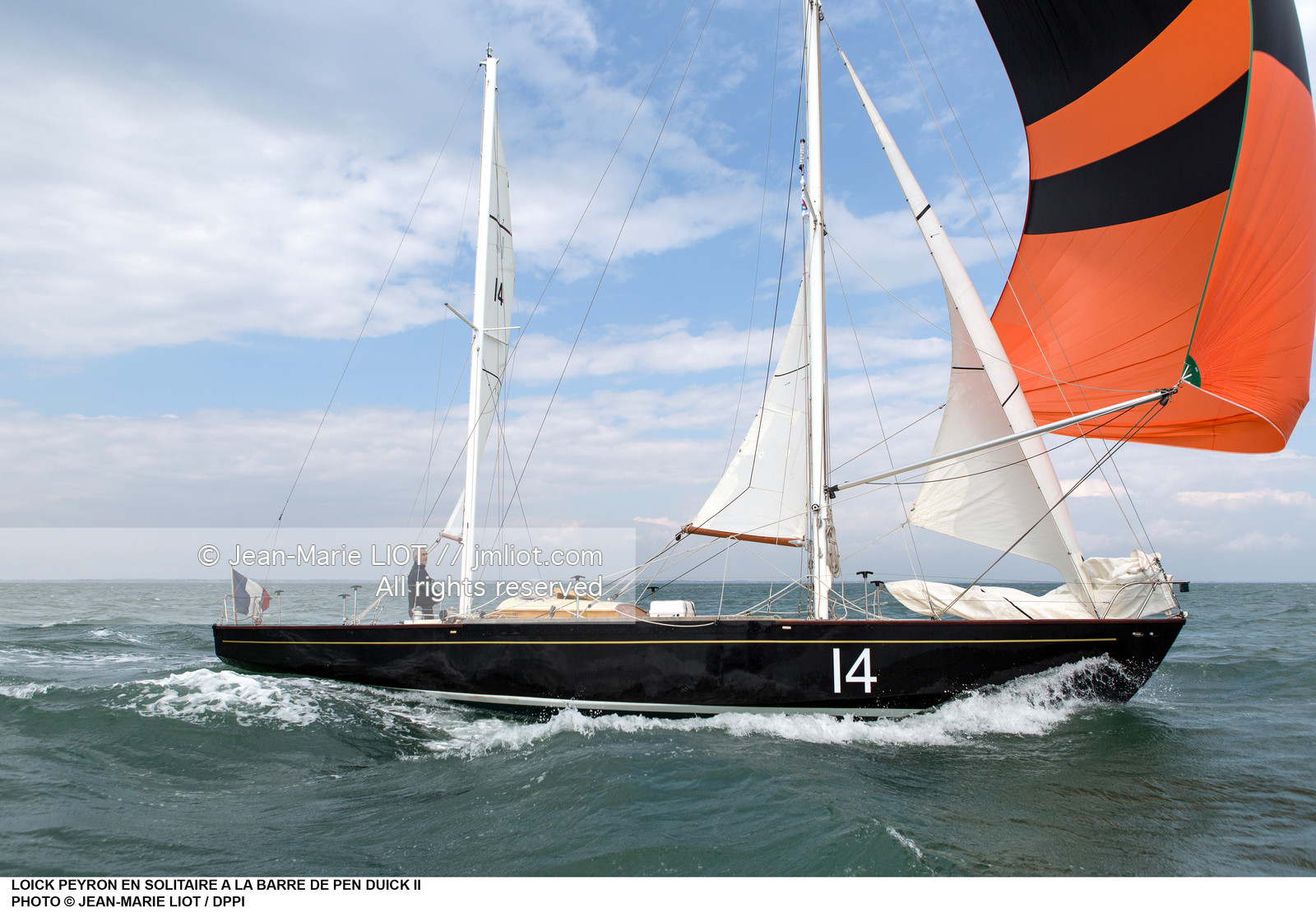LOICK PEYRON A BORD DE PEN DUICK II