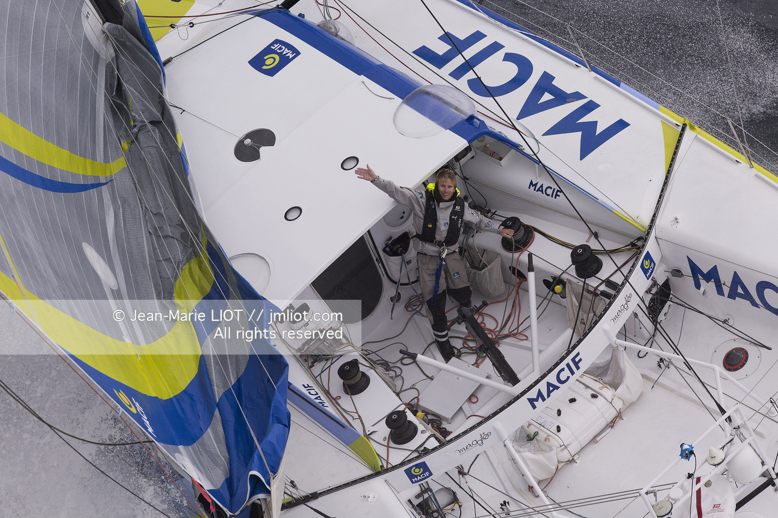 IMOCA - MACIF 2014 - BI RHUM AERIAL