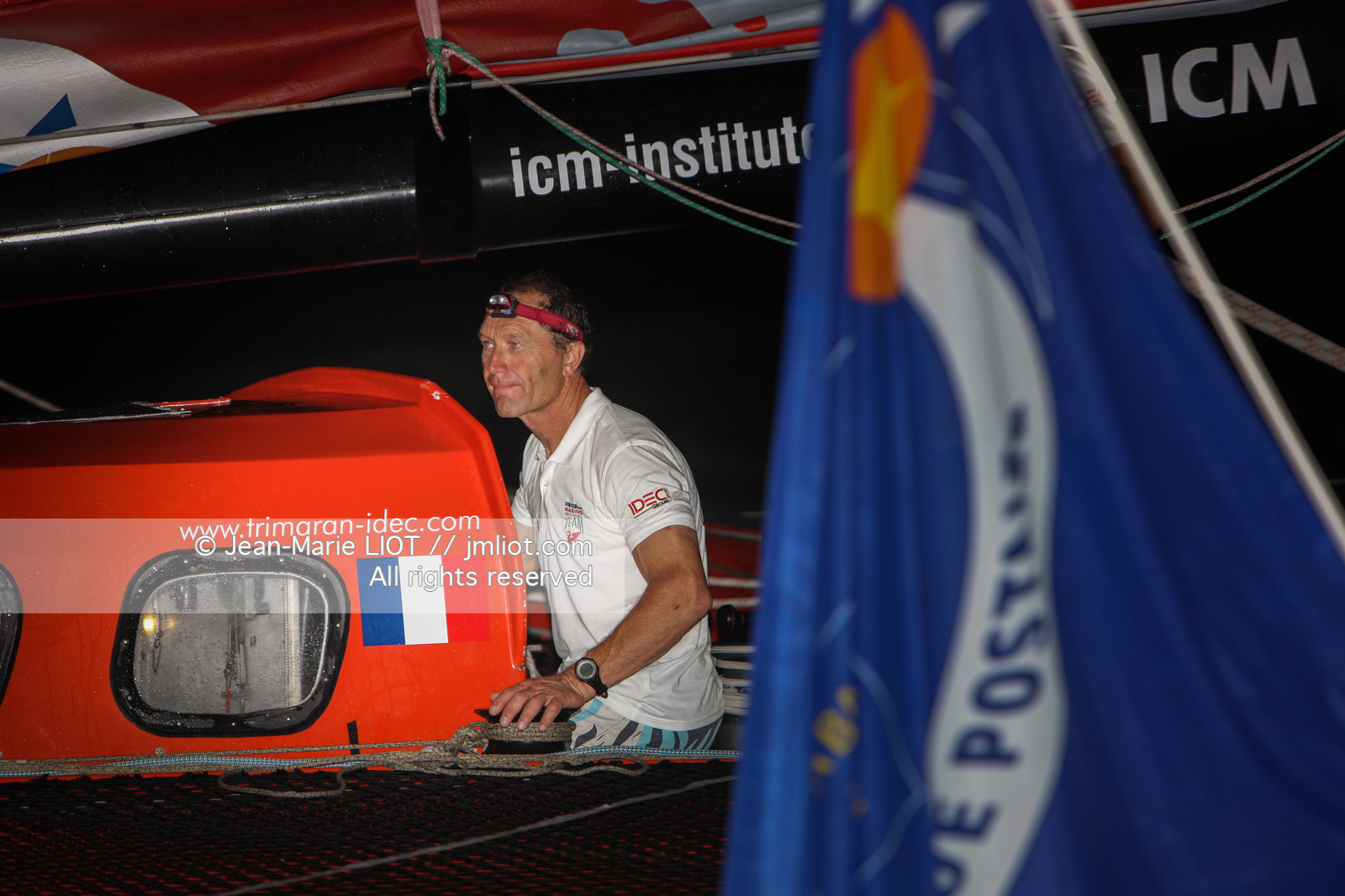 ROUTE DU RHUM 2010 - ARRIVEE DE FRANCIS JOYON