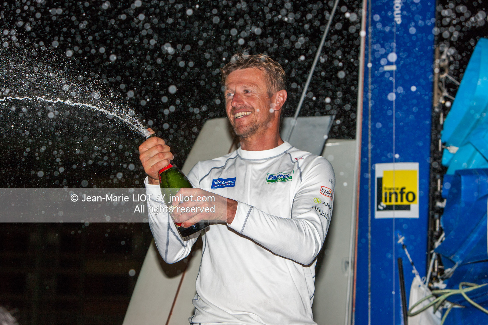 ROUTE DU RHUM 2010 - ARRIVEE DE JEAN - PIERRE DICK