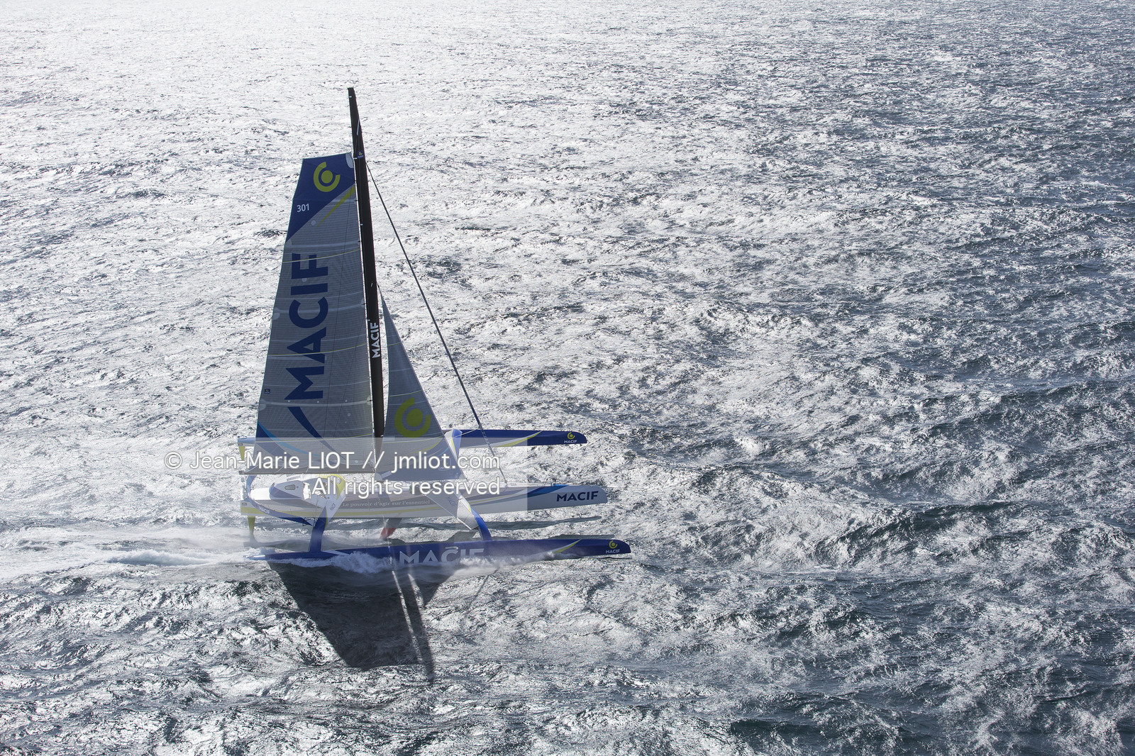 SAILING - ULTIME MACIF AERIAL MARCH 2016