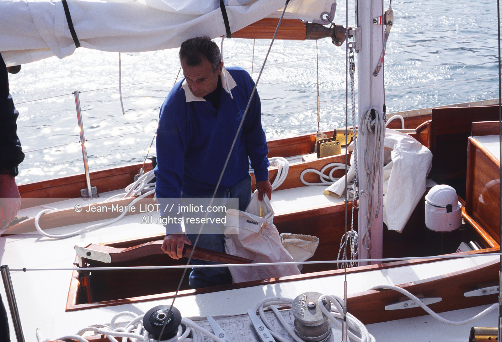 MISE A L'EAU PEN DUICK II - ERIC TABARLY