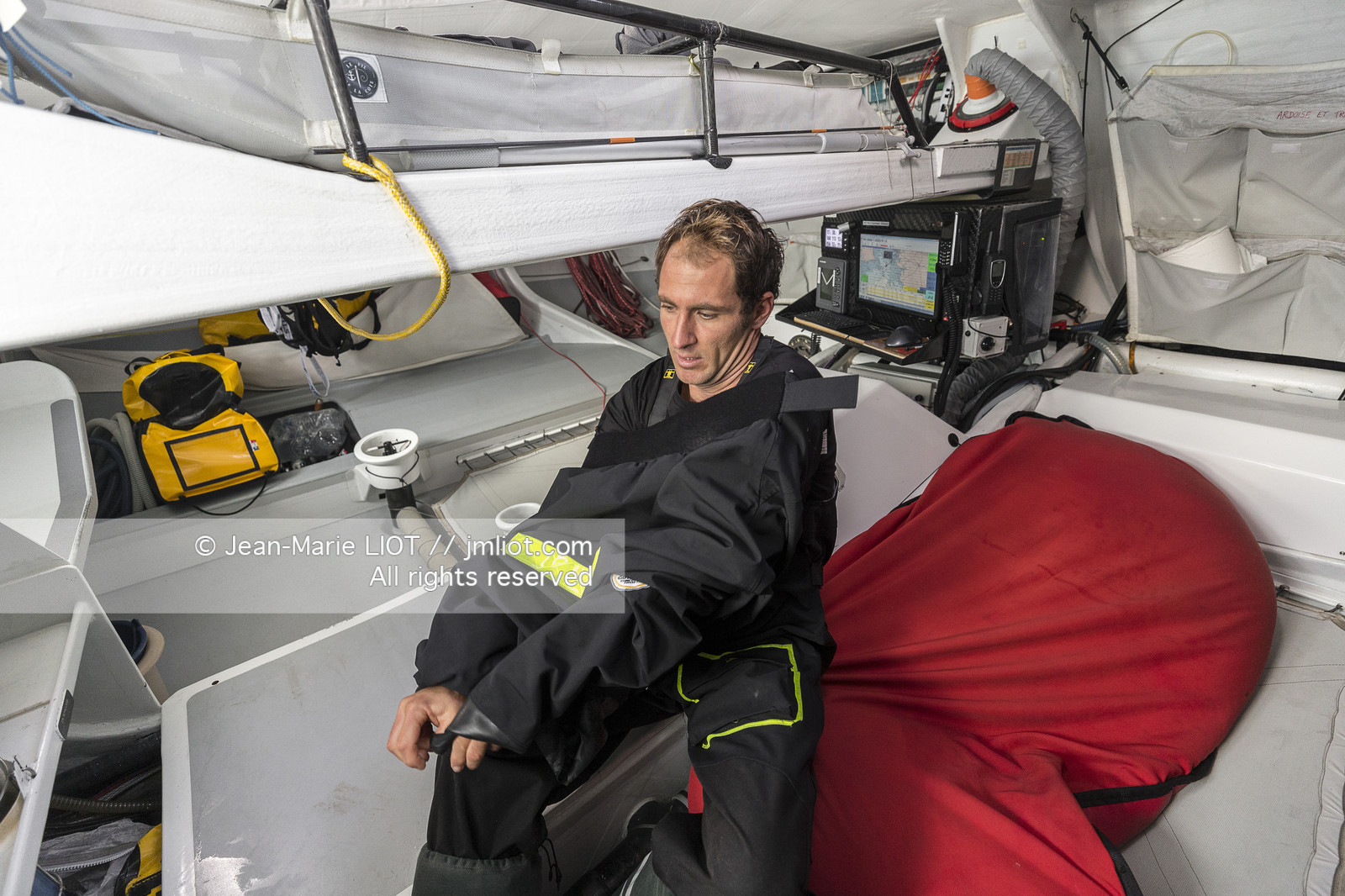 SAILING - TRANSAT JACQUES VABRE 2017 - FENETREA MIX BUFFET - ERWAN LE ROUX - VINCENT RIOU