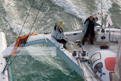 DEPART DE LA TRANSAT JACQUES VABRE.