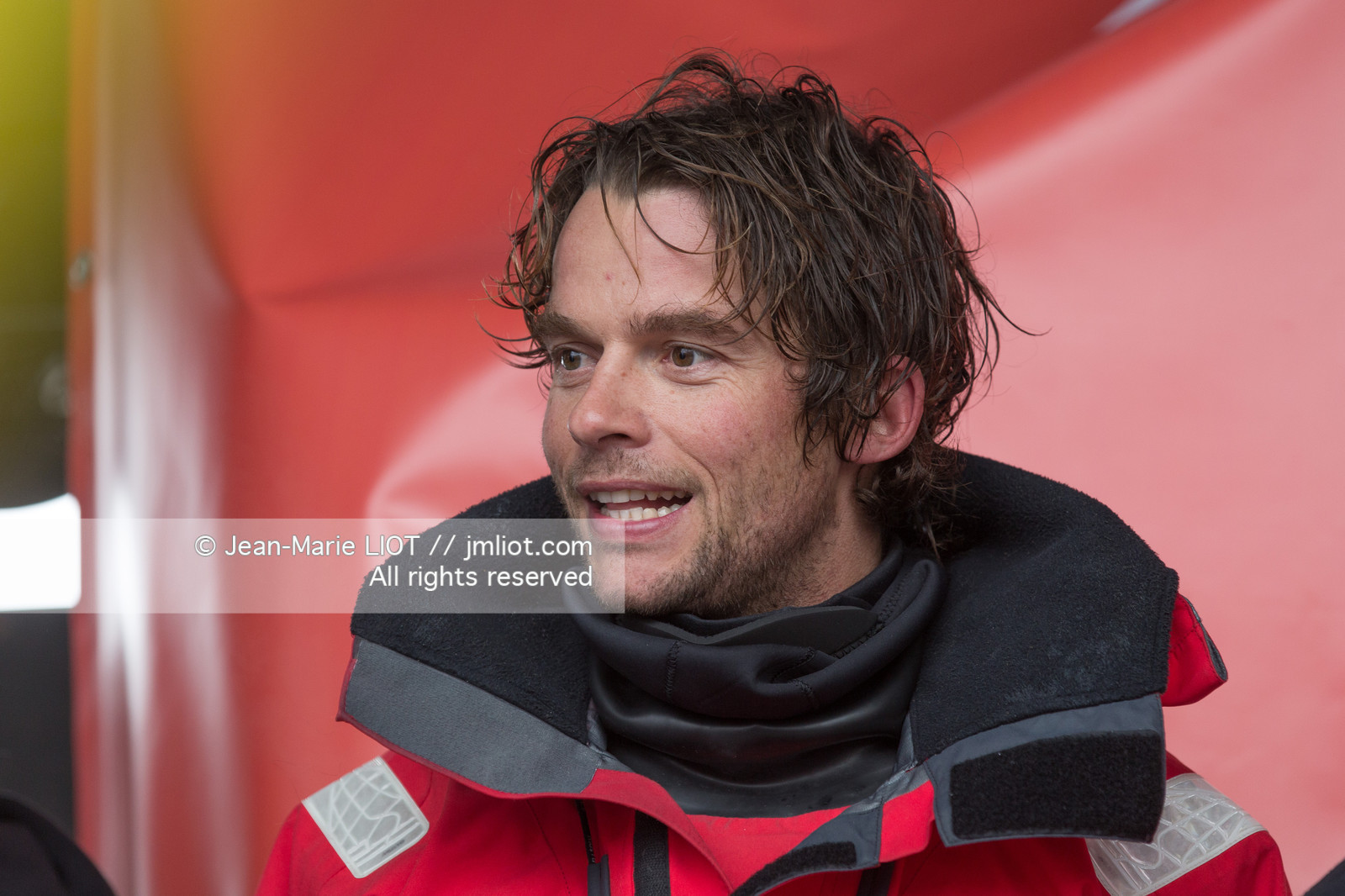 IDEC SPORT- ARRIVEE  RECORD TROPHEE JULES VERNE