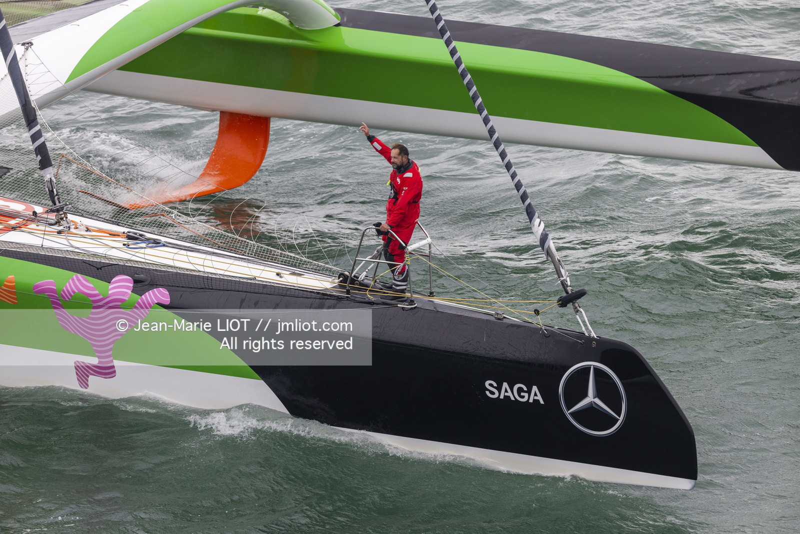 THOMAS COVILLE - ARKEA ULTIM CHALLENGE - ARRIVEE