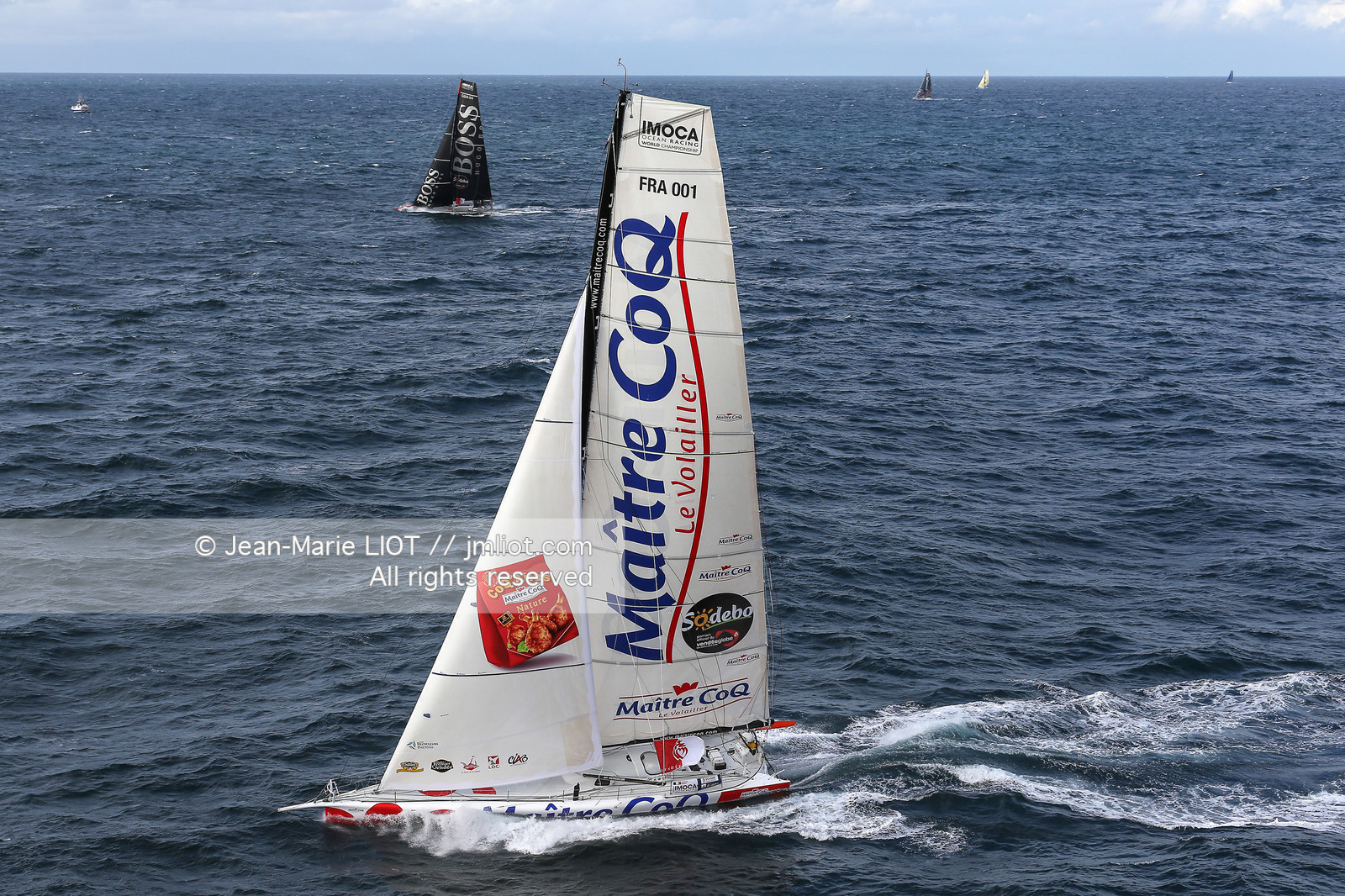 VENDEE GLOBE 2012-2013 - DEPART- JEAN-MARIE LIOT DPPI
