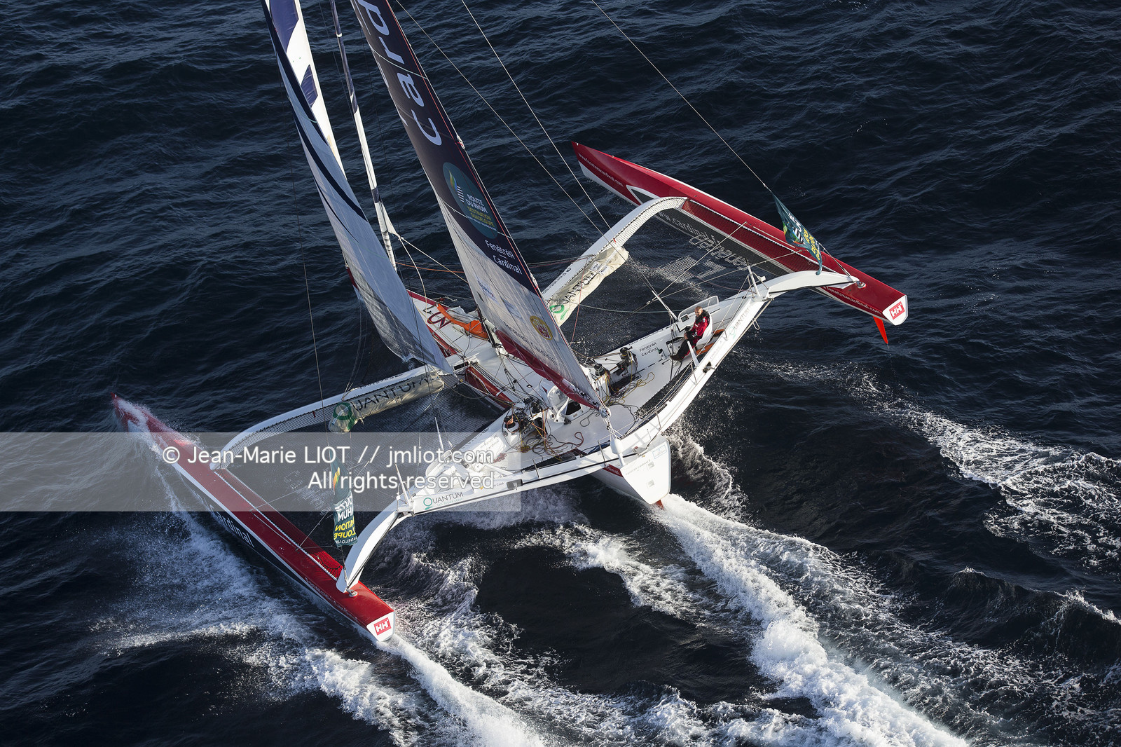 ROUTE DU RHUM 2014 - MULTI 50 FENETREA CARDINAL - ERWAN LE ROUX