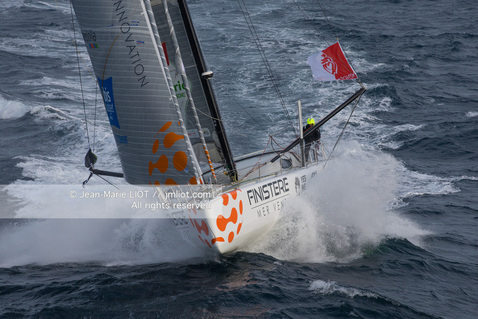 VENDEE GLOBE 2016-2017 - JEAN LE CAM - FINISTERE MER VENT