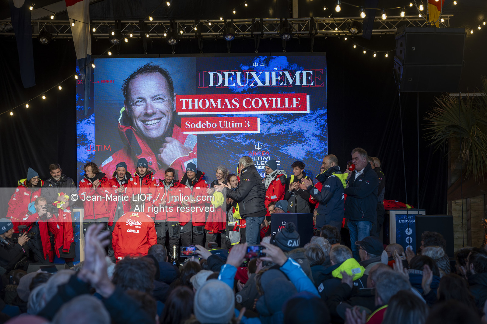 THOMAS COVILLE - ARKEA ULTIM CHALLENGE - ARRIVEE