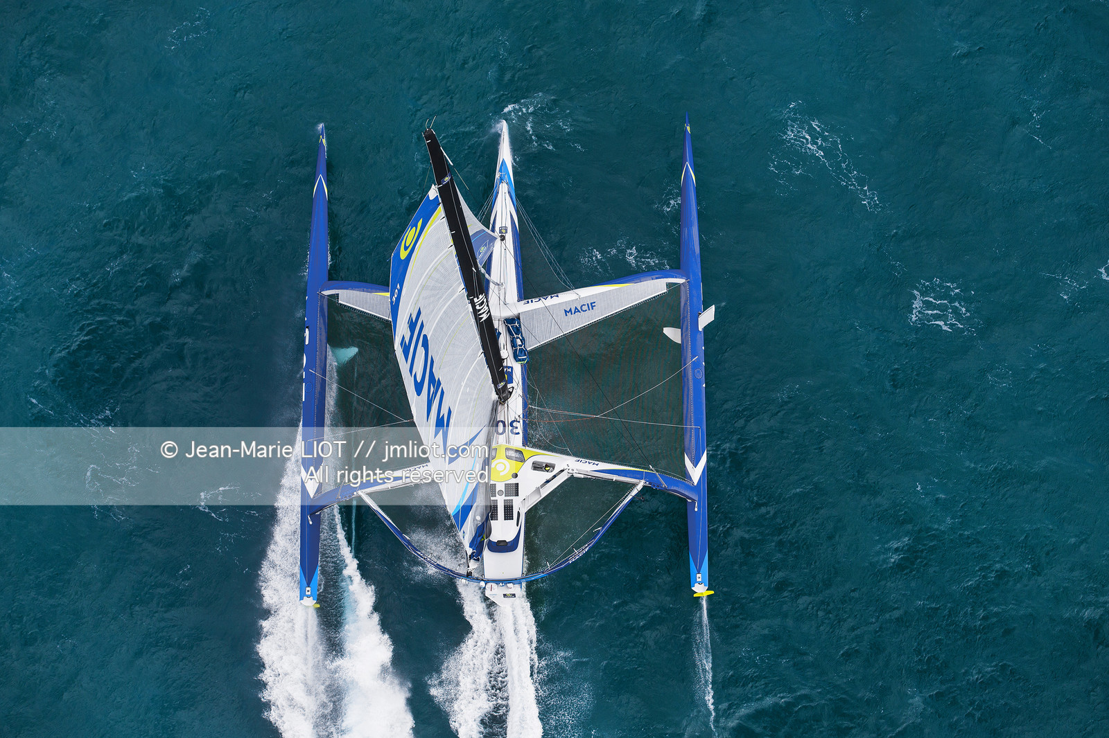 SAILING - ULTIME MACIF AERIAL MARCH 2016