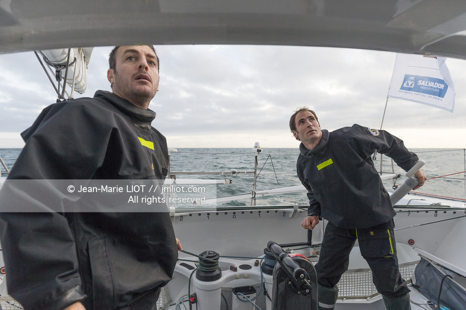 SAILING - TRANSAT JACQUES VABRE 2017 - FENETREA MIX BUFFET - ERWAN LE ROUX - VINCENT RIOU