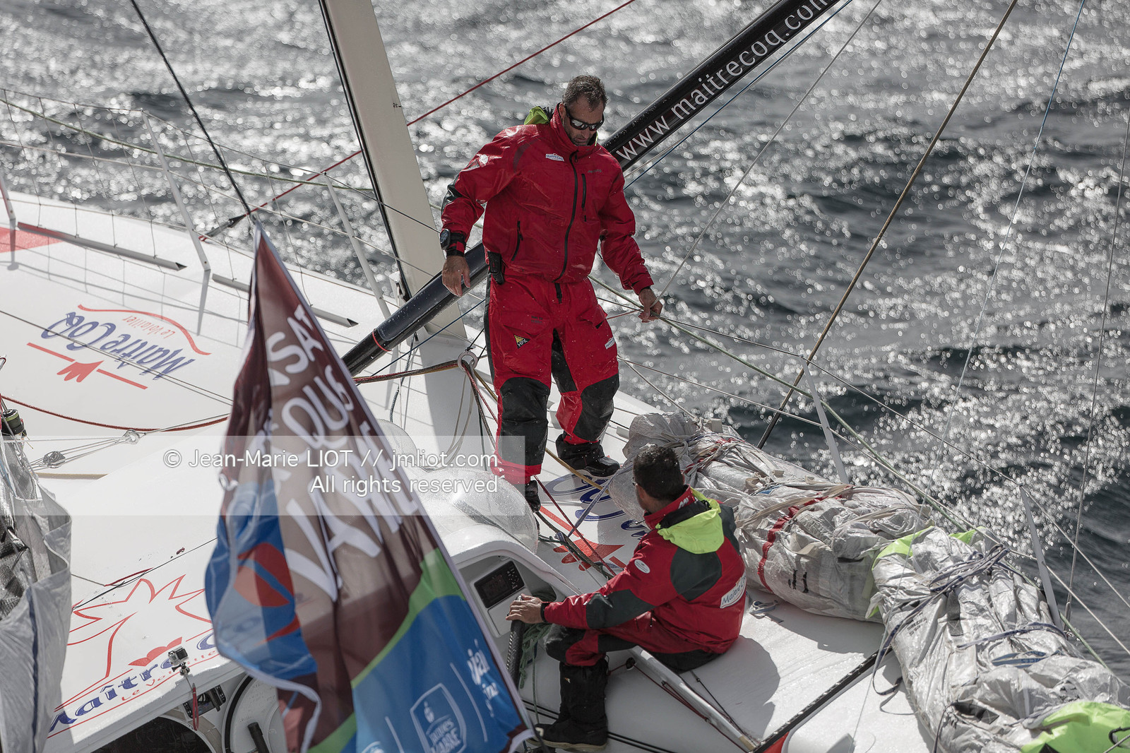 IMOCA MAITRE COQ - JEREMIE BEYOU.