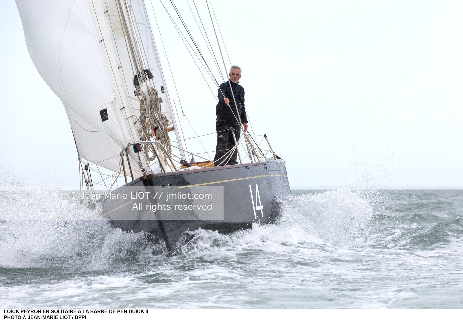 LOICK PEYRON A BORD DE PEN DUICK II