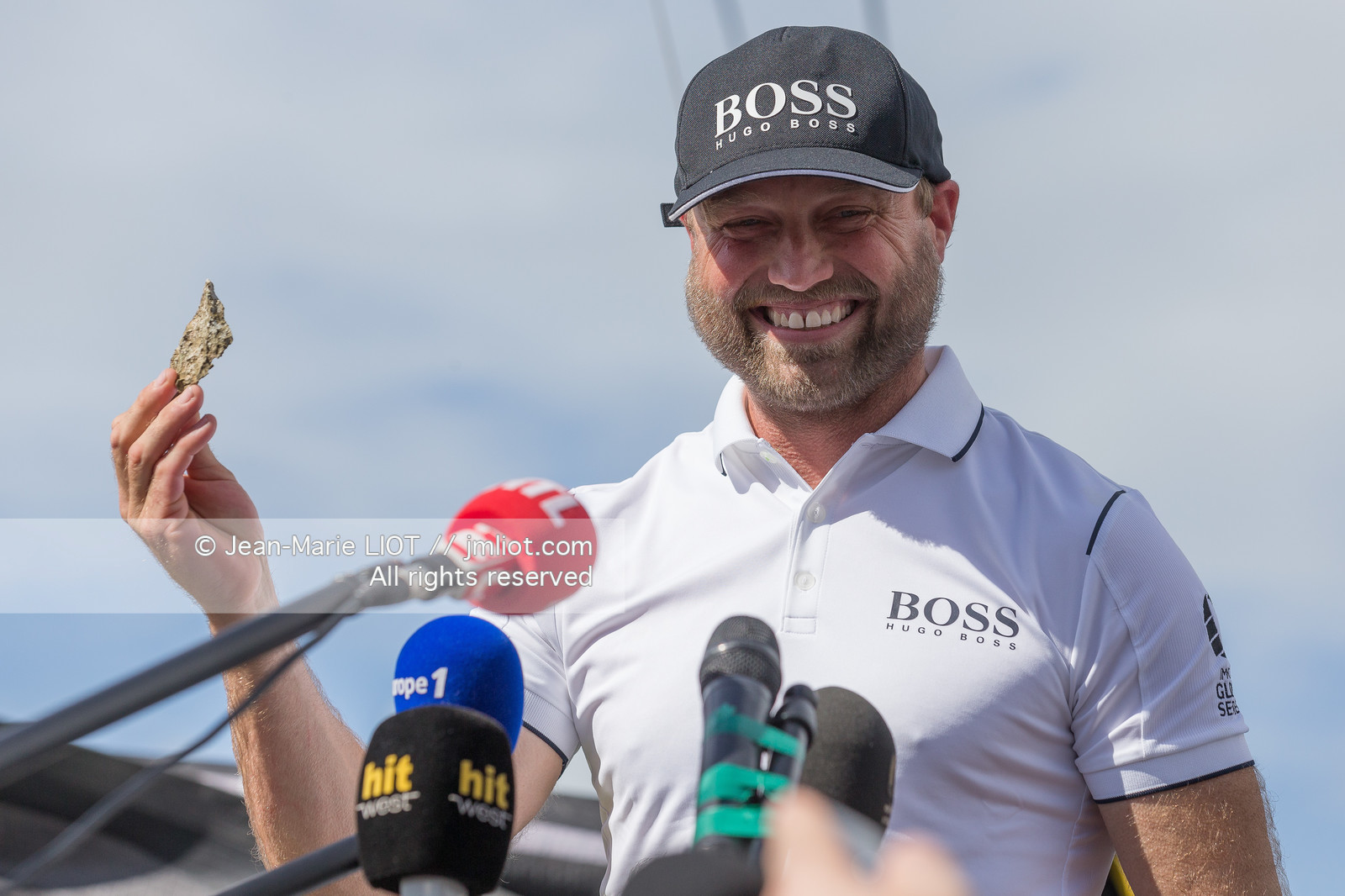ALEX THOMSON - ROUTE DU RHUM 2018 - ARRIVEE