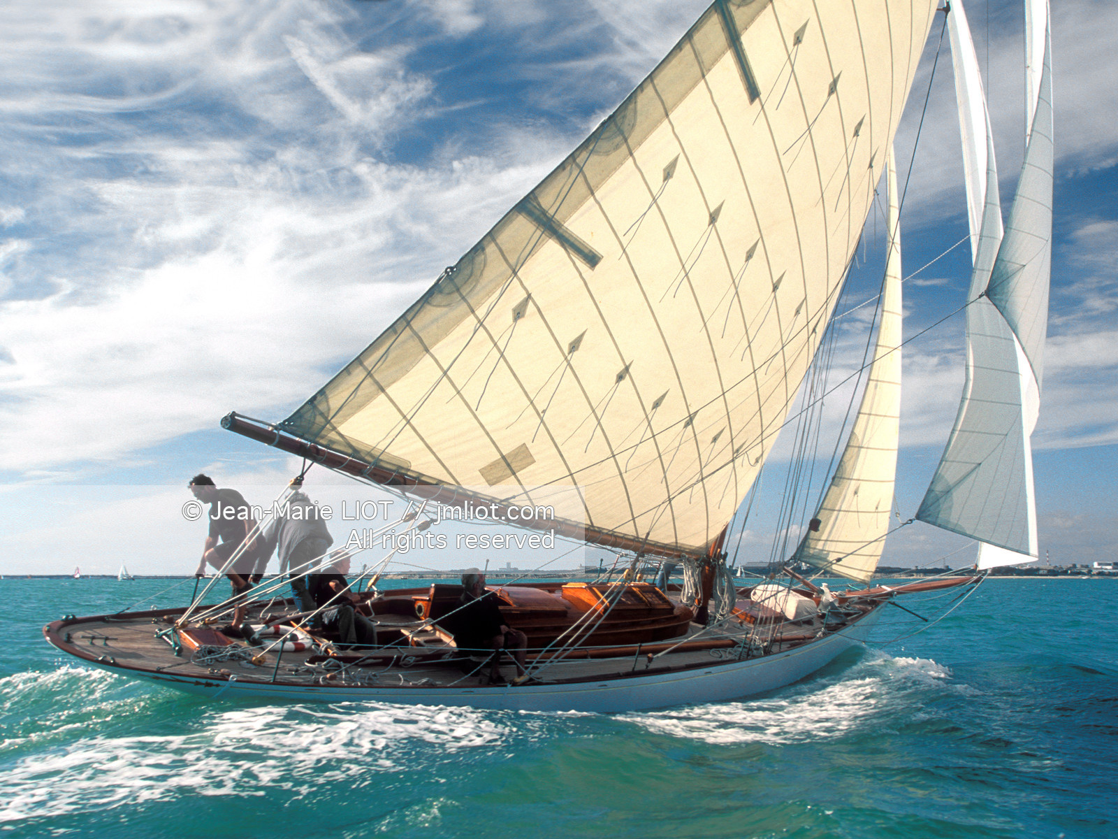 Plan Fife Viola en baie de Quiberon.