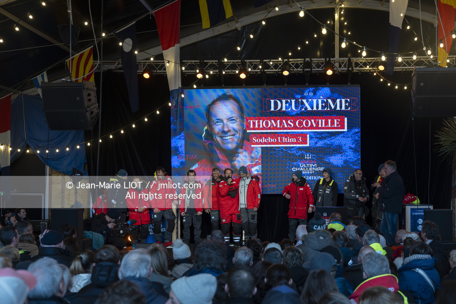 THOMAS COVILLE - ARKEA ULTIM CHALLENGE - ARRIVEE