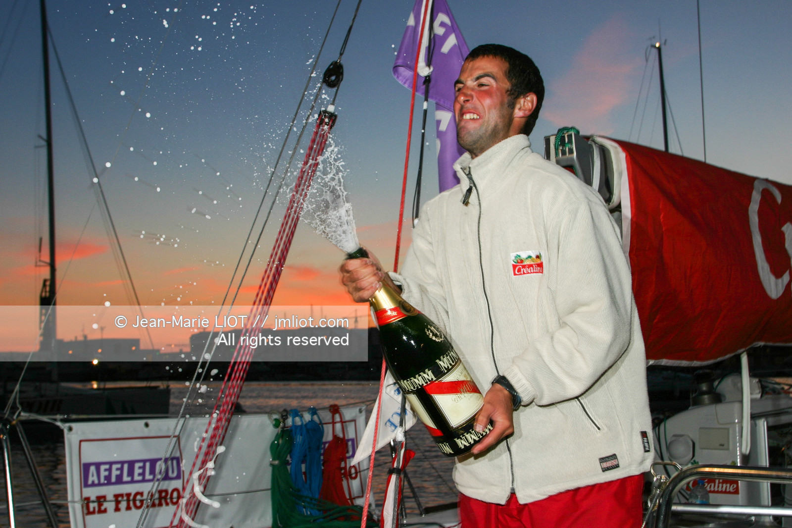 SOLITAIRE DU FIGARO 2003 - ARRIVEE