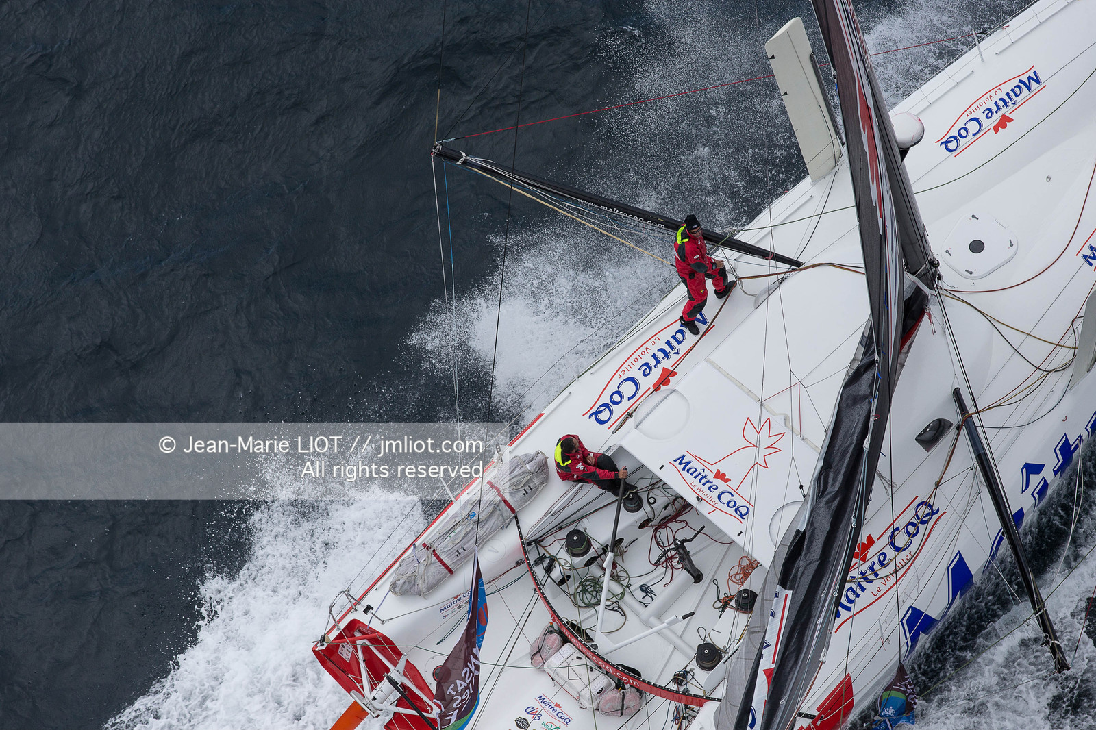 IMOCA MAITRE COQ - JEREMIE BEYOU.