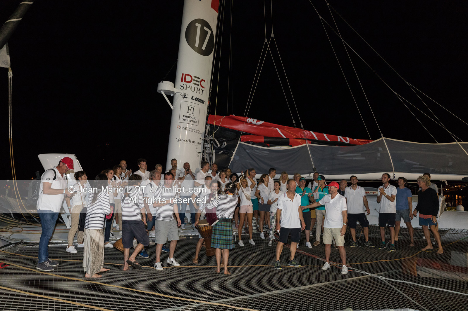 FRANCIS JOYON - ROUTE DU RHUM 2018 - ARRIVEE