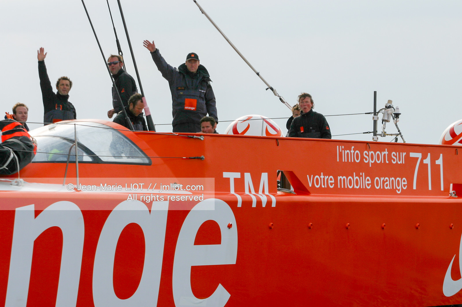 ARRIVEE ORANGE 2 BRUNO PEYRON